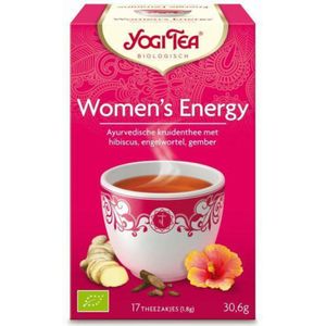 3x Yogi tea Womens Energie Biologisch 17 stuks