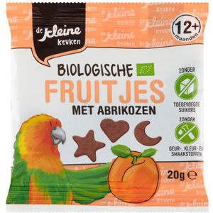 de Kleine Keuken Bio Fruitjes met Abrikozen 20 gr