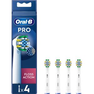 Oral-B Opzetborstels FlossAction Wit 4 stuks