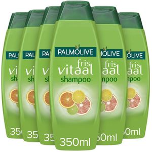 6x Palmolive Shampoo Fris Vitaal 350 ml