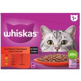 Whiskas Classic Selectie Adult in Saus Multipack 12 x 85 gr