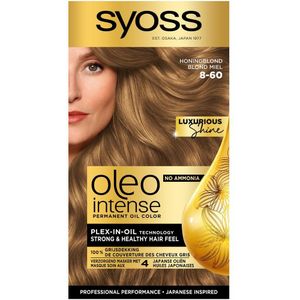 1+1 gratis: Syoss Oleo Intense Haarverf 8-60 Honingblond