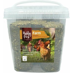 6x Hobby First Farm Alfalfa Block Groenvoer 2,5 kg