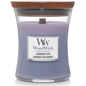 WoodWick Geurkaars Medium Lavender Spa 275 gr