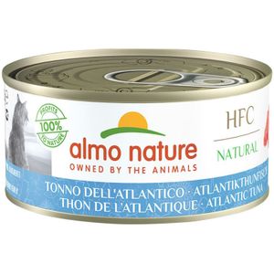 24x Almo Nature HFC Natural Kattenvoer Atlantische Oceaan Tonijn 150 gr