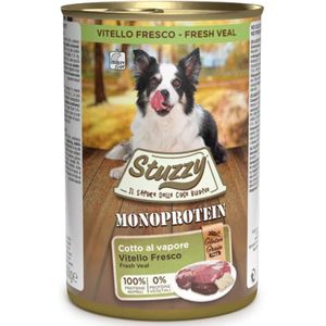 6x Stuzzy Hondenvoer MonoProtein Kalfsvlees 400 gr