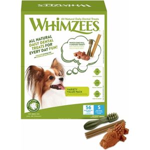 Whimzees Variety Voordeelverpakking Small 56 stuks