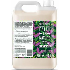 Faith In Nature Handzeep Navulling Lavendel & Geranium 5 liter