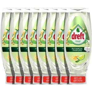 8x Dreft Afwasmiddel Bergamot & Gember 730 ml