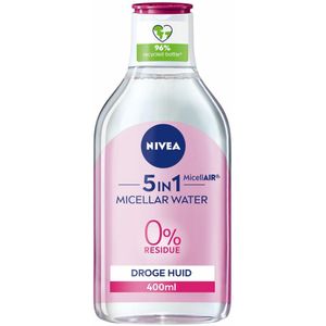 6x Nivea 3-in-1 Micellair Water Droge Huid 400 ml