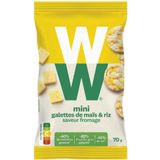 7x WW Mini Rijst- en Maiswafels Kaassmaak 70 gr