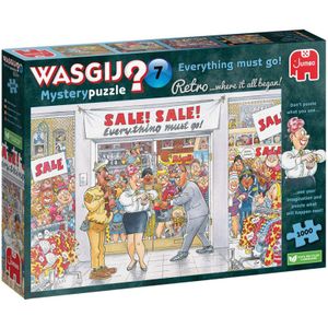 Wasgij Retro Mystery 7 - Everything Must Go! (1000 Stukjes)
