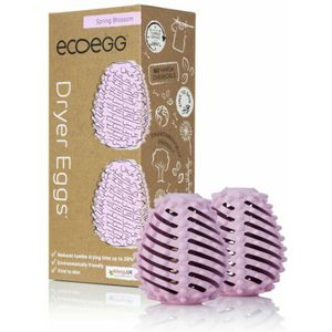 EcoEgg Dryer Egg - Lentebloesem - Drogerballen - Hervulbaar - Duurzaam - 2 stuks