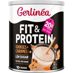6x Gerlinea Fit & Protein Cookies & Caramel 340 gr