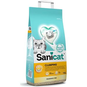 Sanicat Kattenbakvulling Clumping 16 liter