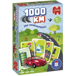 Jumbo 1000 KM Kaartspel - Groene race voor het hele gezin! | Leeftijd 6+ | 2-6 spelers