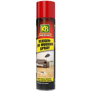 6x KB Home Defense Vliegen- en Muggen Spray 400 ml