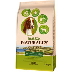 Iams Naturally Dog Adult New Sealand Lam & Rijst 2,7 kg