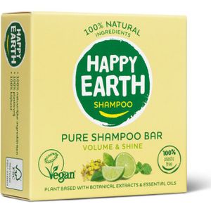 1+1 gratis1+1 gratis: Happy Earth 100% Natuurlijke Shampoo Bar Volume & Shine 70 gr