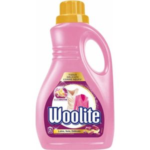 8x Woolite Wasmiddel Wol en Zijde met Keratine 25 wasbeurten 1,5 liter