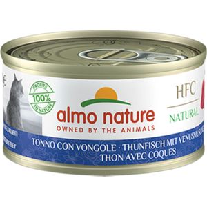 24x Almo Nature HFC Natural Kattenvoer Tonijn - Mosselen 70 gr