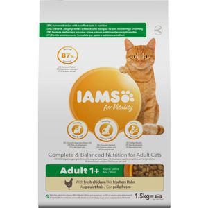 4x Iams Kat Adult Kip 1,5 kg