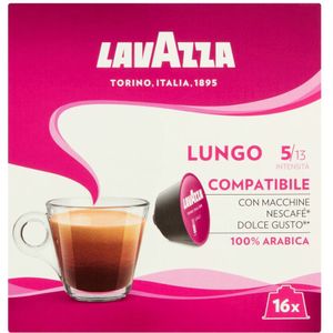 Lavazza Koffiecups Lungo 16 stuks