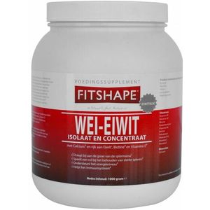 Fitshape Wei Eiwit Aardbei 1 kg