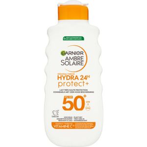 3x Garnier Ambre Solaire Hydra 24 Protect Zonnebrandmelk SPF 50+ 175 ml
