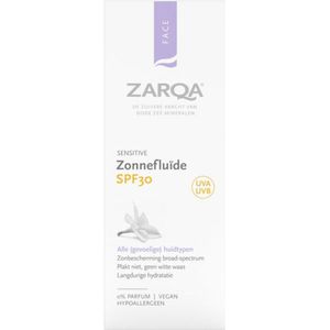 3x Zarqa Zonnefluïde SPF 30 Sensitive 50 ml
