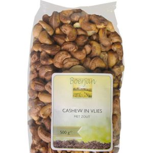 Boerjan Cashewnoten Gezouten 500 gr