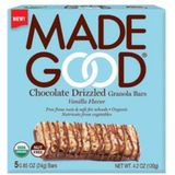 MadeGood Chocolate Drizzled Granola Bars Vanilla Flavor 5 stuks