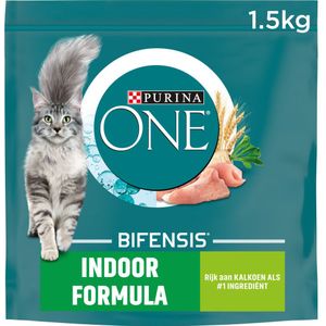 4x Purina ONE Indoor Kalkoen 1,5 kg