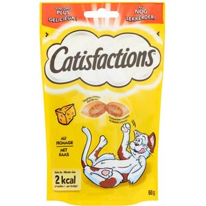Catisfactions Kattensnoepjes Kaas 60 gr