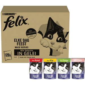 Felix Elke Dag Feest Mix Selectie in Gelei 120 x 85 gr