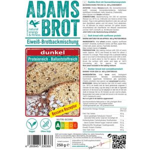 3x Adams Brot Broodmix Donker 250 gr