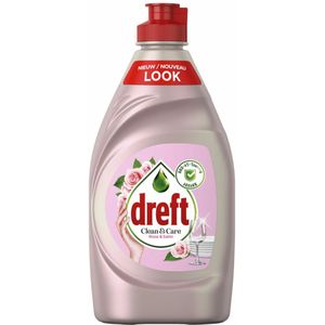 Dreft Clean & Care Afwasmiddel Rose & Satin 350 ml
