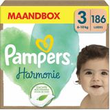 Pampers Harmonie Luiers Maat 3 (6 -10 kg) 186 stuks