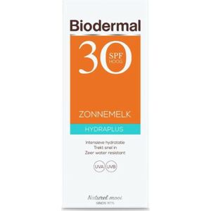 Biodermal Hydraplus Zonnemelk SPF 30 200 ml