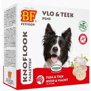 16x BF Petfood Hondensnoepjes Anti-vlo Knoflook-Pens 55 stuks