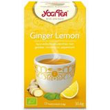 6x Yogi tea Ginger Lemon Biologisch 17 stuks