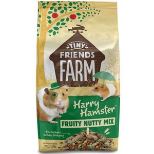 6x Tiny Friends Farm Harry Hamster Fruity Nutty Mix 700 gr