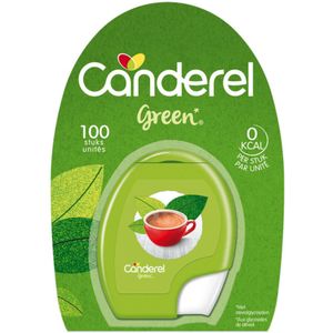 3x Canderel Green Stevia Zoetjes 100 stuks