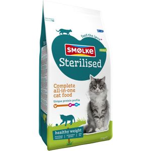 4x Smolke Kattenvoer Sterilised 2 kg