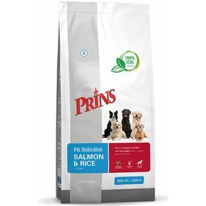 Prins Fit Selection Zalm - Rijst Hondenvoer 15 kg