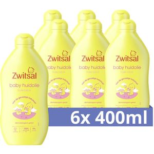 6x Zwitsal Baby Huidolie 400 ml