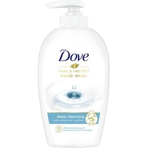 2+2 gratis: Dove Handzeep Care & Protect Deep Cleansing 250 ml