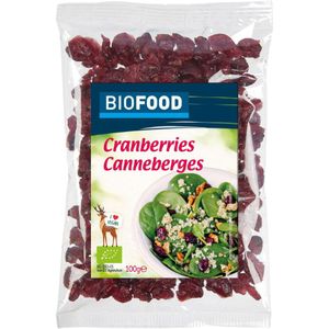 3x Damhert Biofood Cranberries Biologisch 100 gr