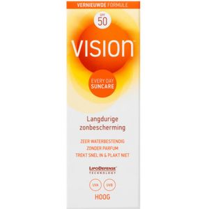 1+1 gratis: Vision Zonnebrand Every Day Sun SPF 50 50 ml