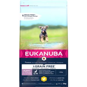Eukanuba Dog Puppy Grainfree Chicken Small - Medium 3 kg